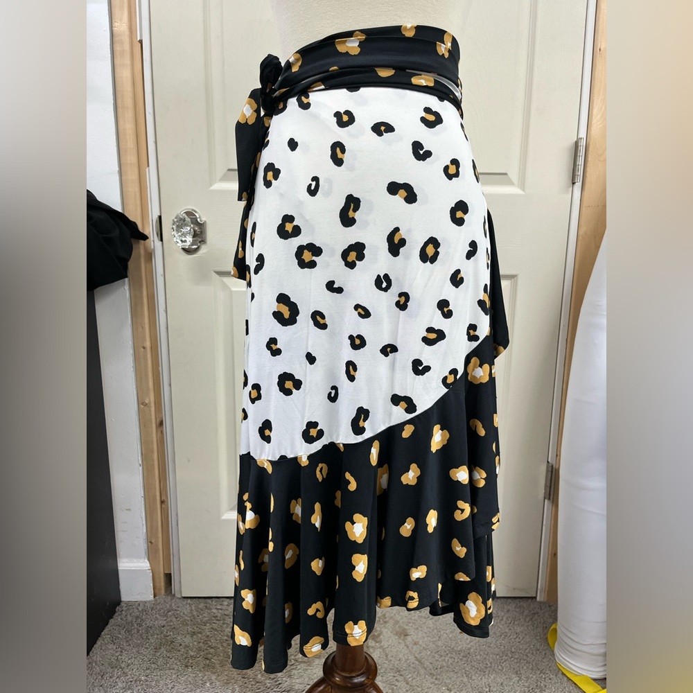 Leopard Wrap Skirt